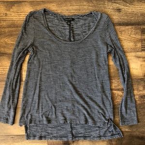 Banana Republic Tight Striped Long Sleeve Top